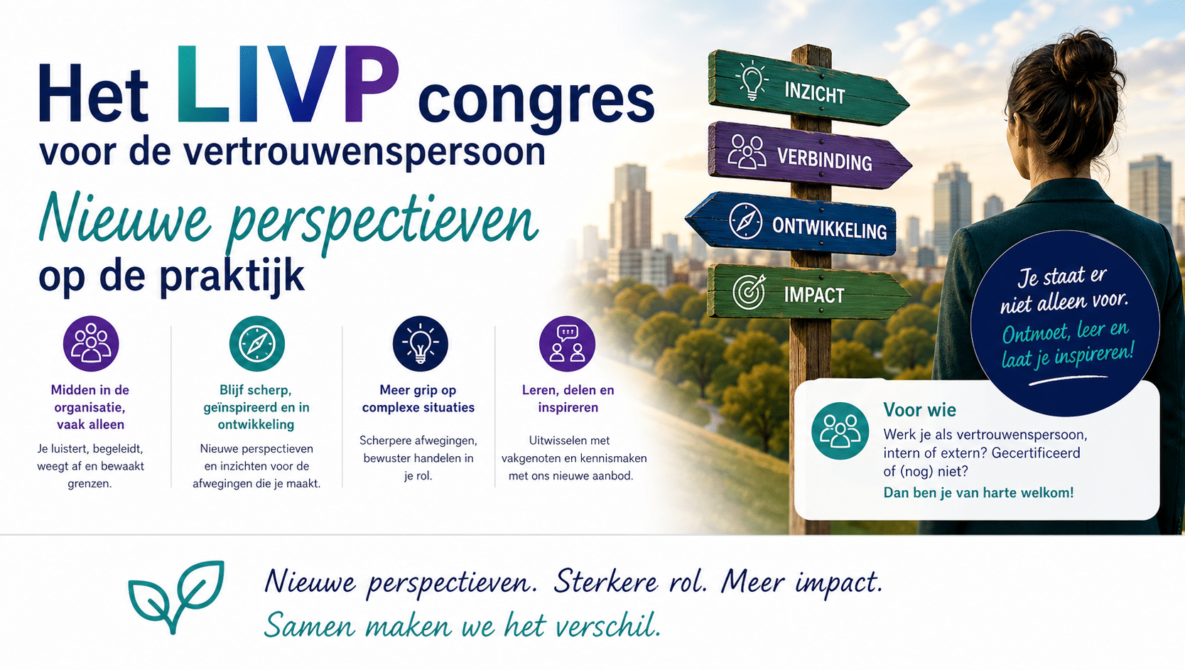 LIVP congres voor de vertrouwenspersoon Nieuwe perspectieven op de praktijk